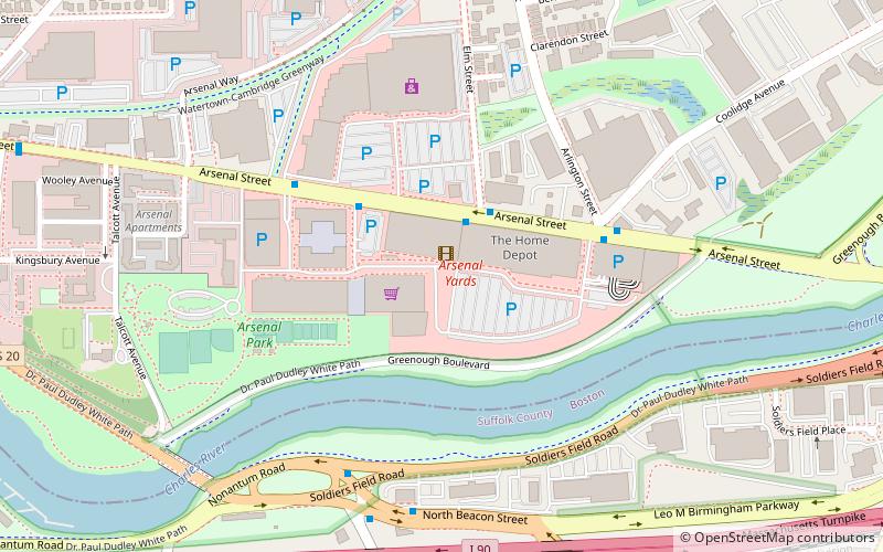 Arsenal Yards location map