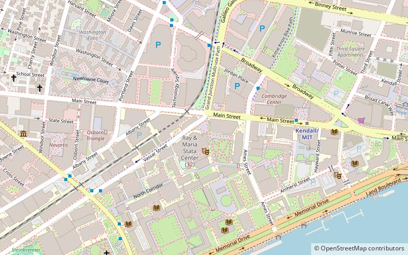 Sean Collier Memorial location map