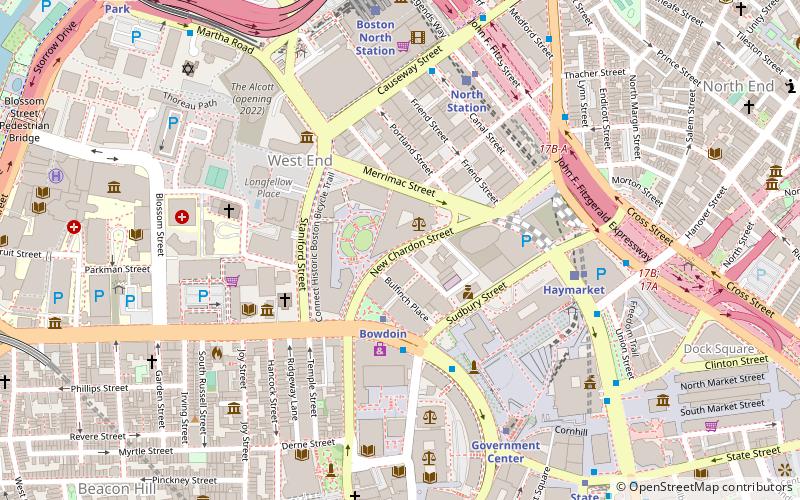 New Chardon Street location map