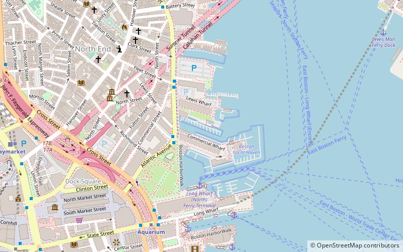 Lewis Wharf location map