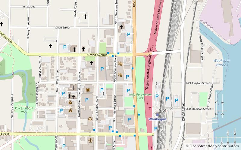 Genesee Theatre location map