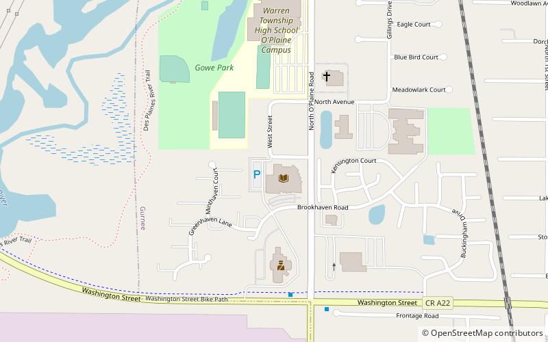 Warren-Newport Public Library District location map