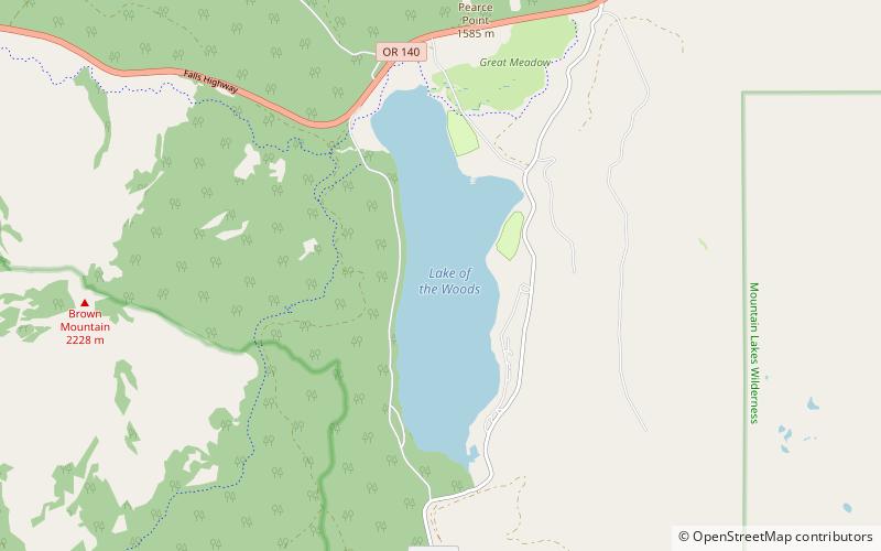 Lake of the Woods location map