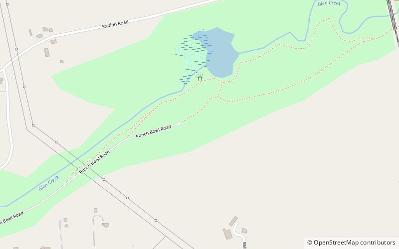 Parque estatal Watkins Glen location map