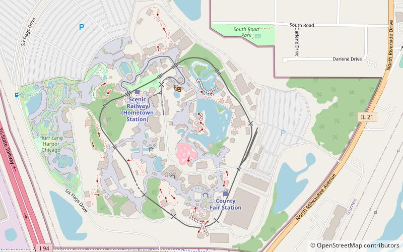 Vertical Velocity Roller Coaster location map