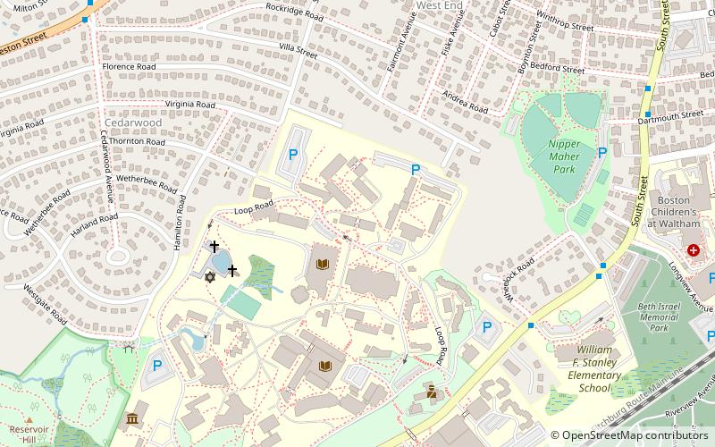 rabb graduate center waltham location map