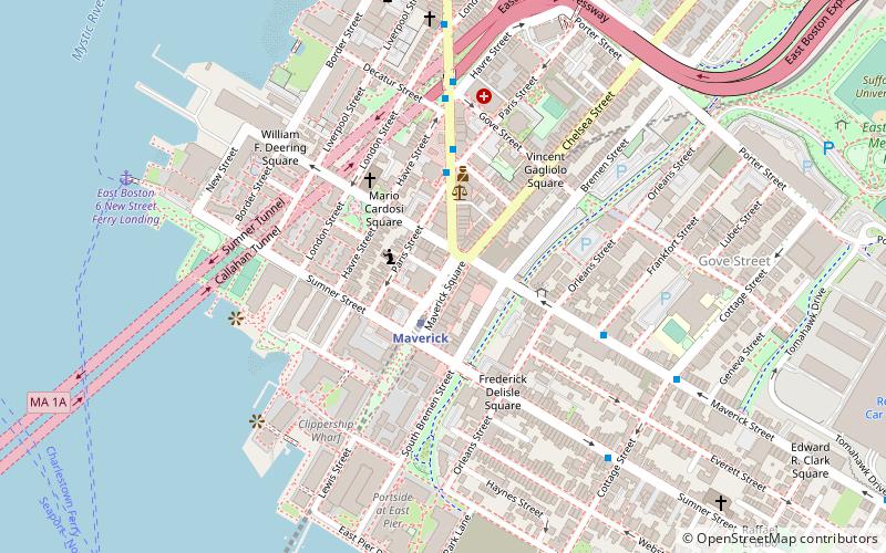 Maverick Square location map