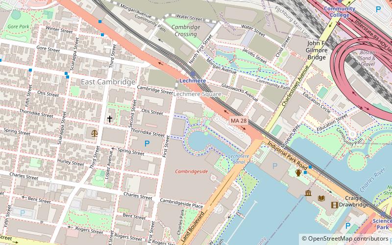 Lechmere Canal Park location map