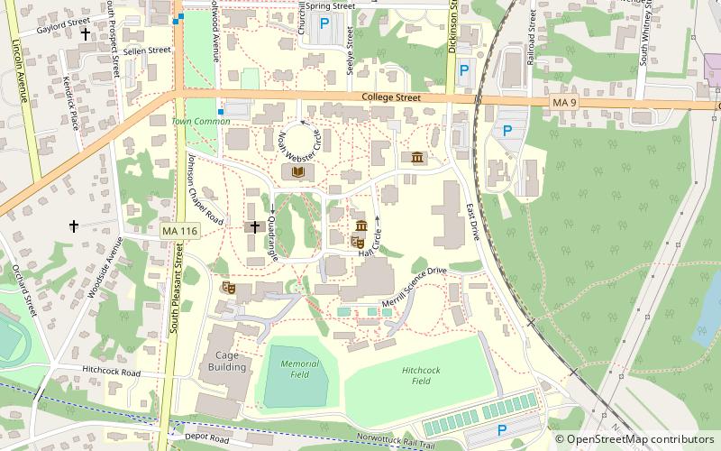 Mead Art Museum location map