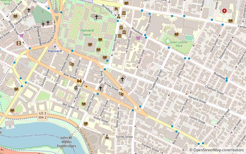 Old Cambridge Baptist Church location map