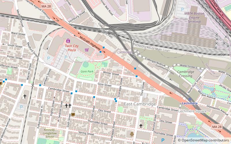 Winter Street Historic District location map