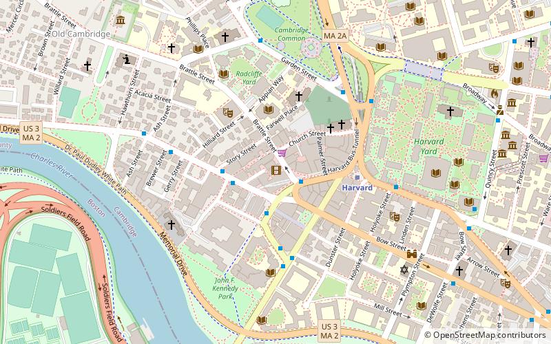 Brattle Theatre location map