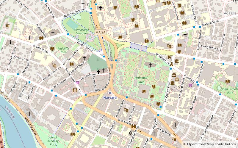 Massachusetts Hall location map