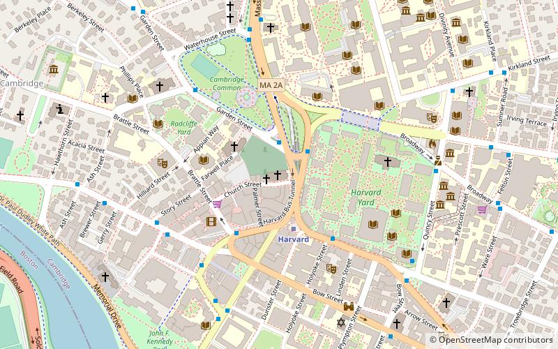 First Parish in Cambridge location map