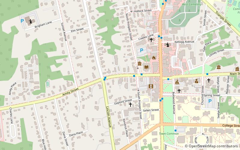 Prospect-Gaylord Historic District location map