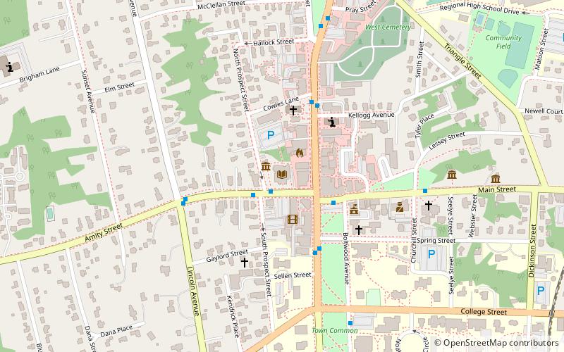 Jones Library location map