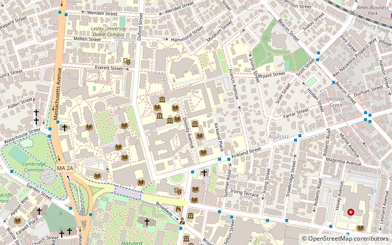 Harvard Museum of the Ancient Near East location map