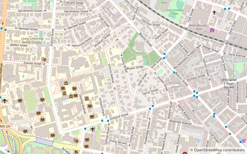 Shady Hill Historic District location map