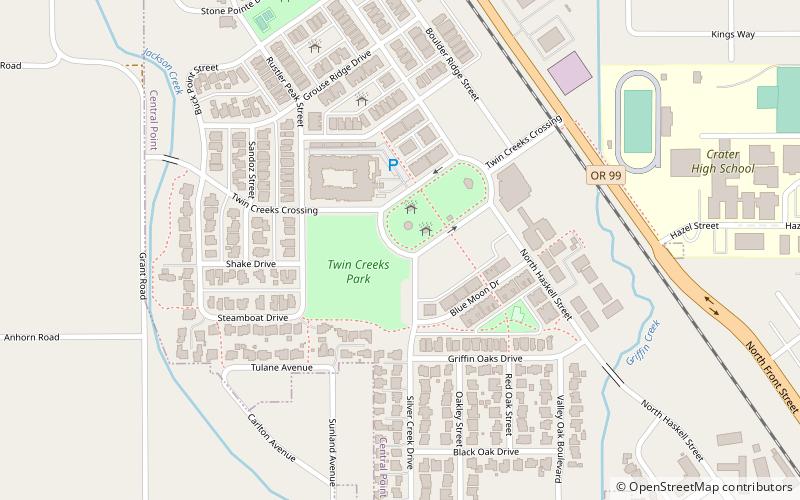 Twin Creeks Park location map