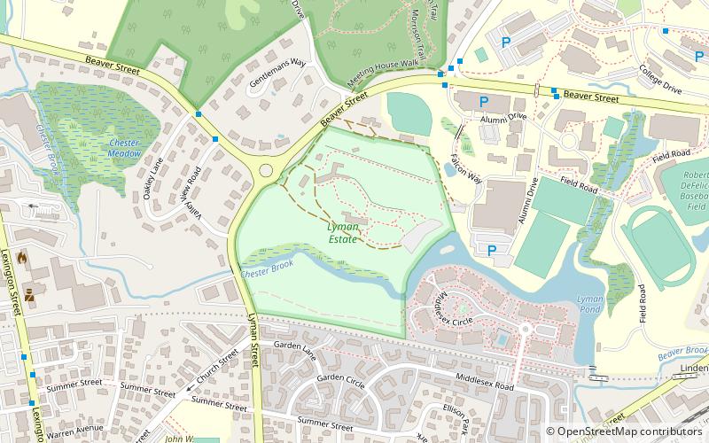 Lyman Estate location map