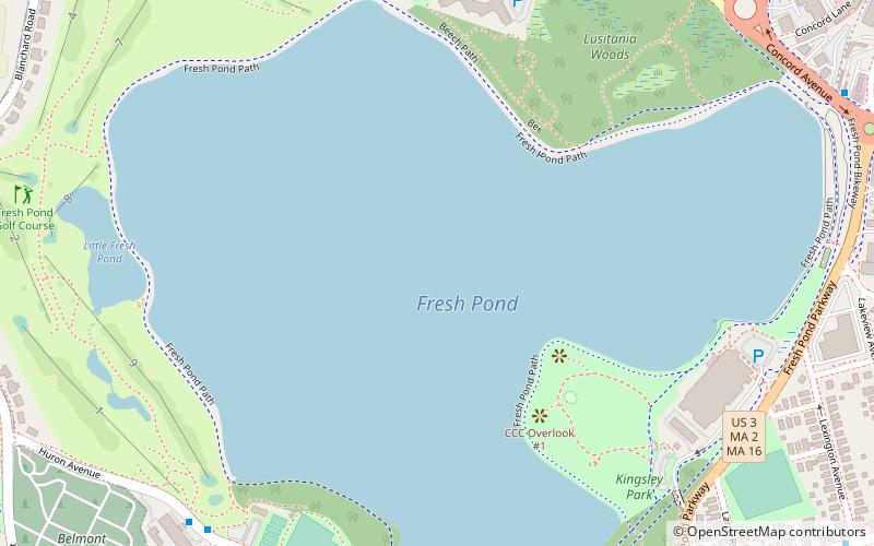 Fresh Pond location map