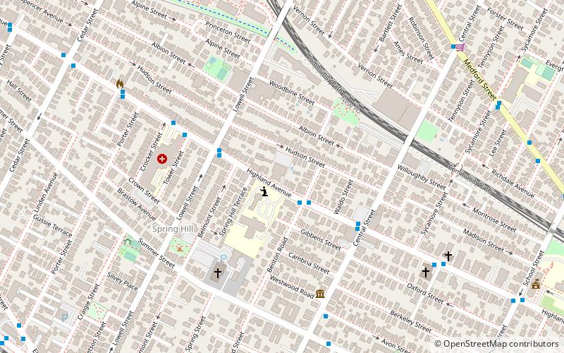 The Highland location map