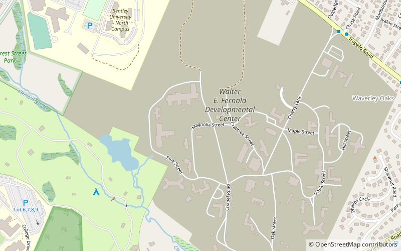Walter E. Fernald Developmental Center location map