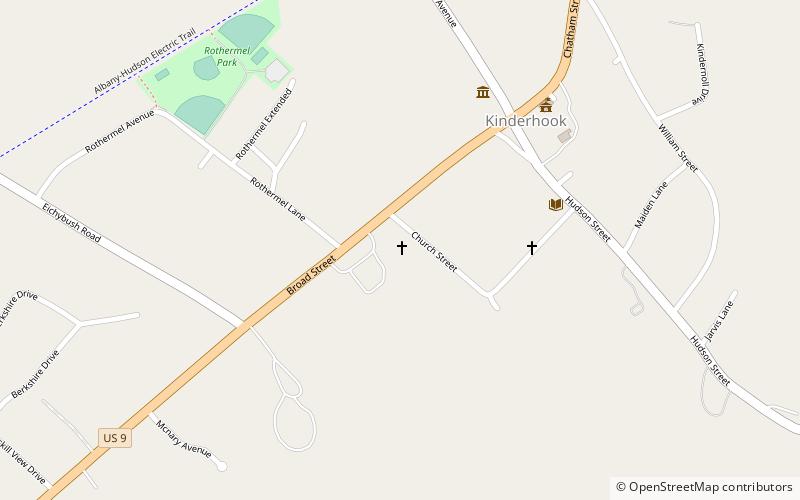 Kinderhook Reformed Church location map