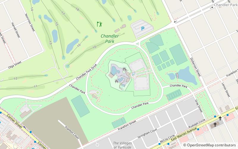 Wayne County Family Aquatic Center location map