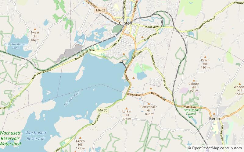 Wachusett Aqueduct location map