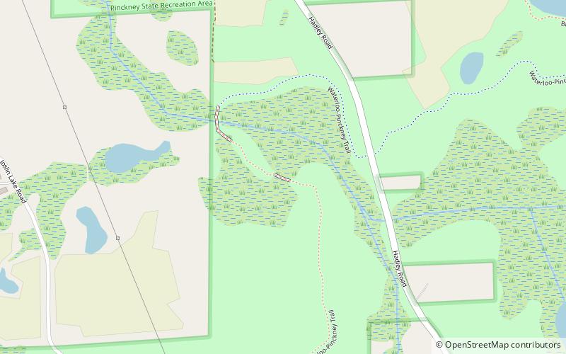 Waterloo-Pinckney Trail location map