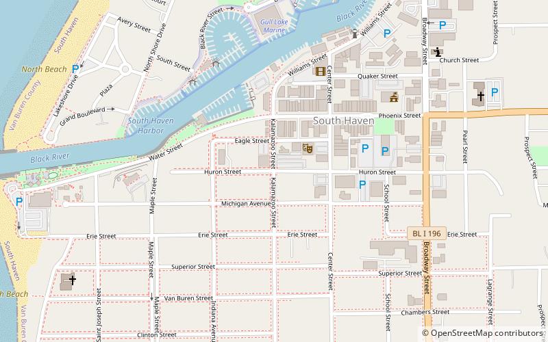 Van Buren Trail State Park location map