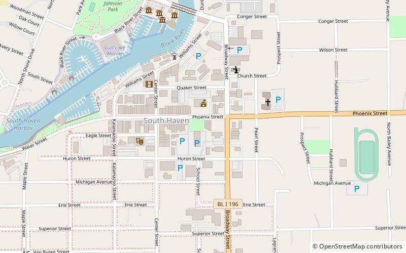 South Haven Ice Rink location map