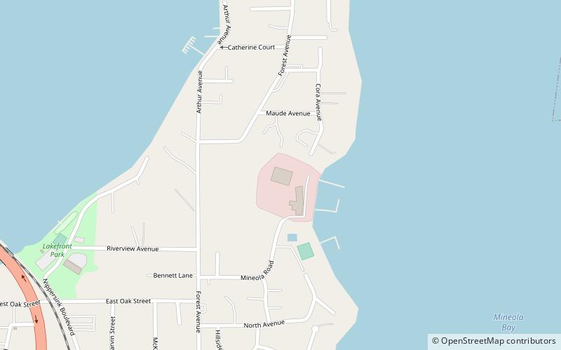 Mineola Hotel location map