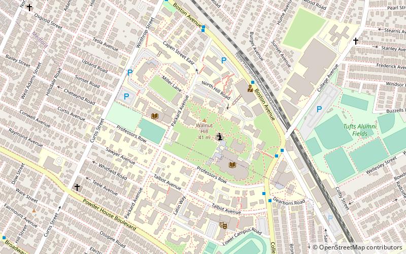 ballou hall arlington location map