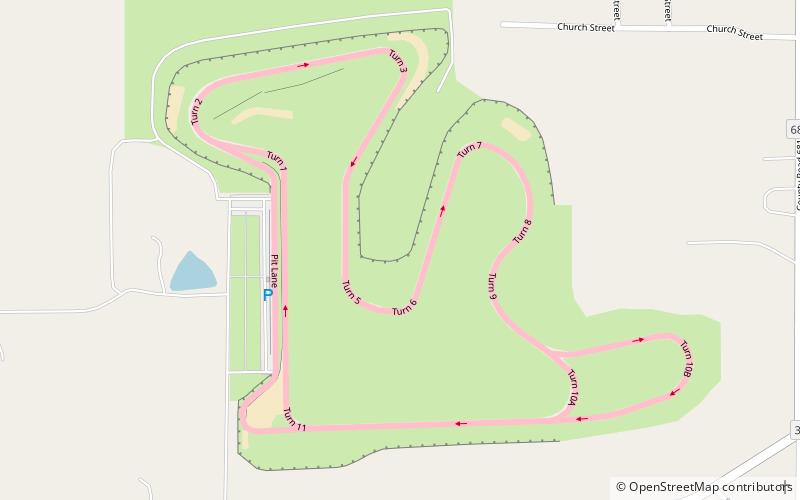 Gingerman Raceway location map