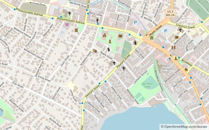 Pleasant Street Congregational Church location map