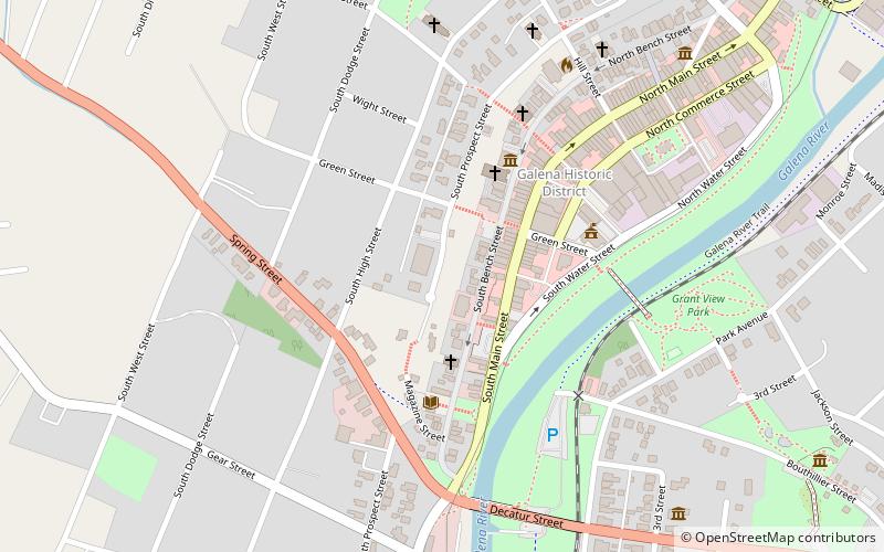 Elihu Benjamin Washburne House location map