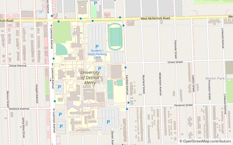 Calihan Hall location map