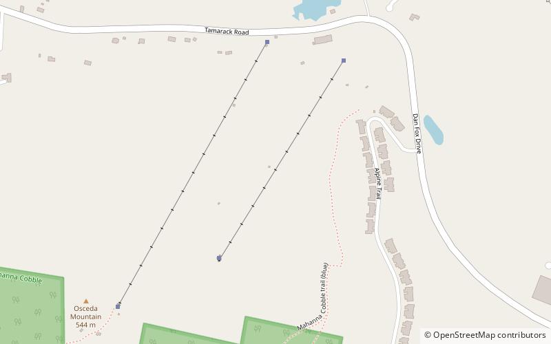 Bousquet Ski Area location map