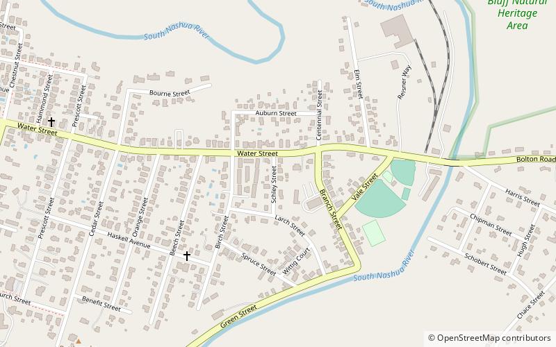Bowers School location map