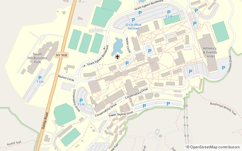 Ithaca College location map