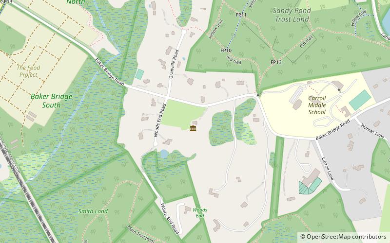 Gropius House location map