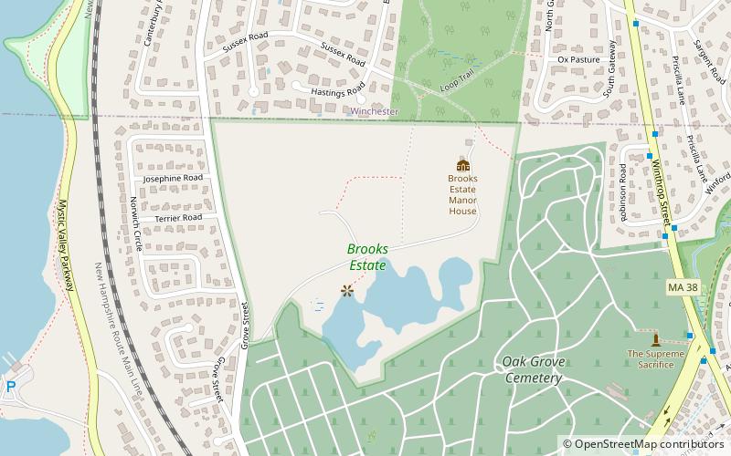 Shepherd Brooks Estate location map