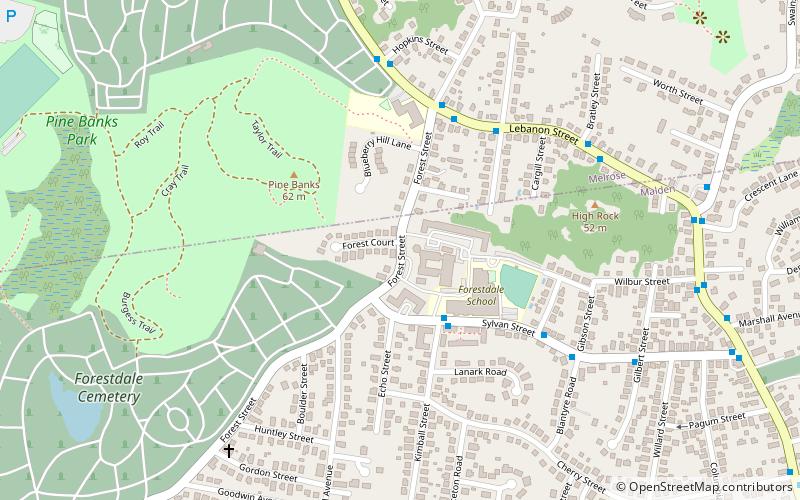 Malden City Infirmary location map