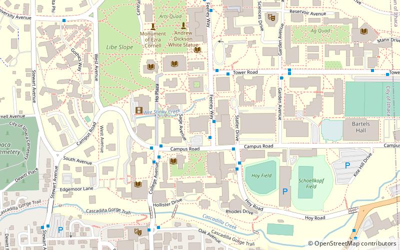 Sage Hall location map