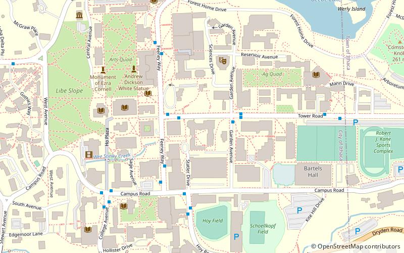 Martin P. Catherwood Library location map