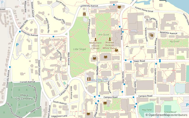 Uris Library location map
