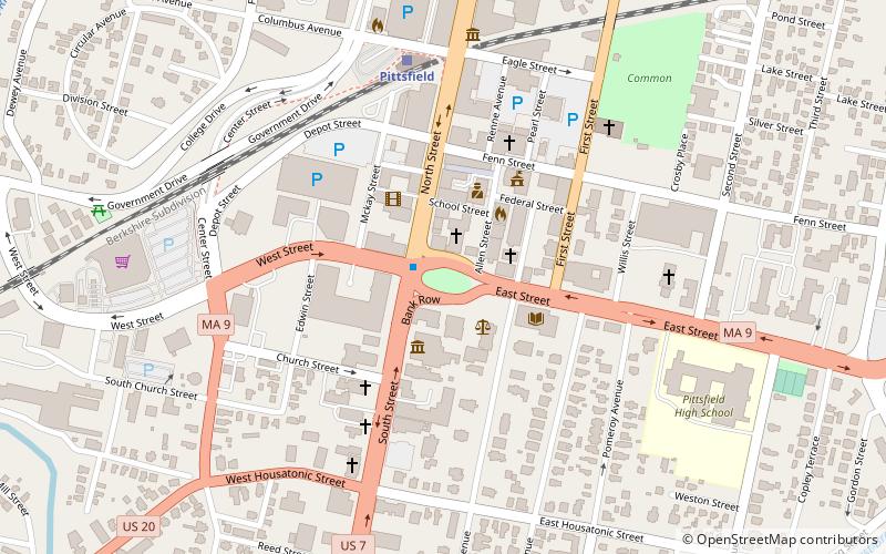 Park Square Historic District location map