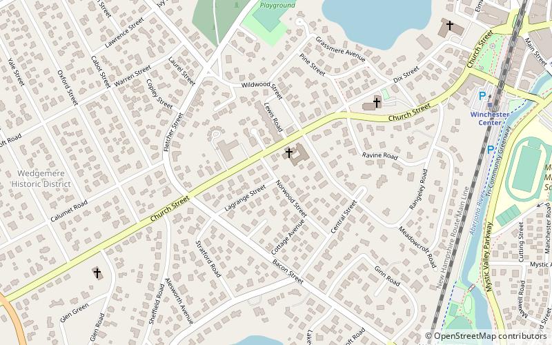 Kenelum Baker House location map